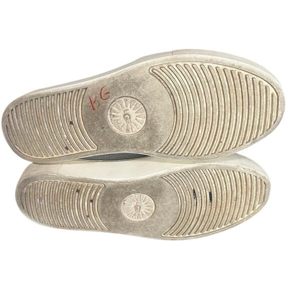 UGG Abies Perforated Slip On Platform Seal Gray Suede Sneakers Women’s Size 6 - Picture 7 of 7